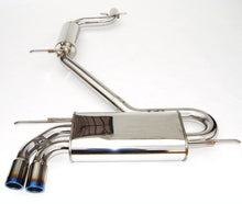 Load image into Gallery viewer, Invidia Q300 Exhaust VW Golf GTI MK5 (05-08) Catback w/ Dual Polished or Titanium Blue Tips - Titanium Blue Alternate Image