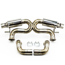 Load image into Gallery viewer, Rev9 Exhaust for Audi R8 Type 42 4.2L V8 (08-15) 5.2L V10 (09-15) Standard or Track Catback with Stainless Steel or Titanium Finish - 5.2 V10 / Standard / Titanium Alternate Image