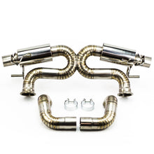 Load image into Gallery viewer, Rev9 Exhaust for Audi R8 Type 42 4.2L V8 (08-15) 5.2L V10 (09-15) Standard or Track Catback with Stainless Steel or Titanium Finish - 4.2L V8 / Track / Titanium Alternate Image
