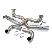 Load image into Gallery viewer, Rev9 Exhaust for Audi R8 Type 42 4.2L V8 (08-15) 5.2L V10 (09-15) Standard or Track Catback with Stainless Steel or Titanium Finish - 4.2L V8 / Standard / Titanium Alternate Image