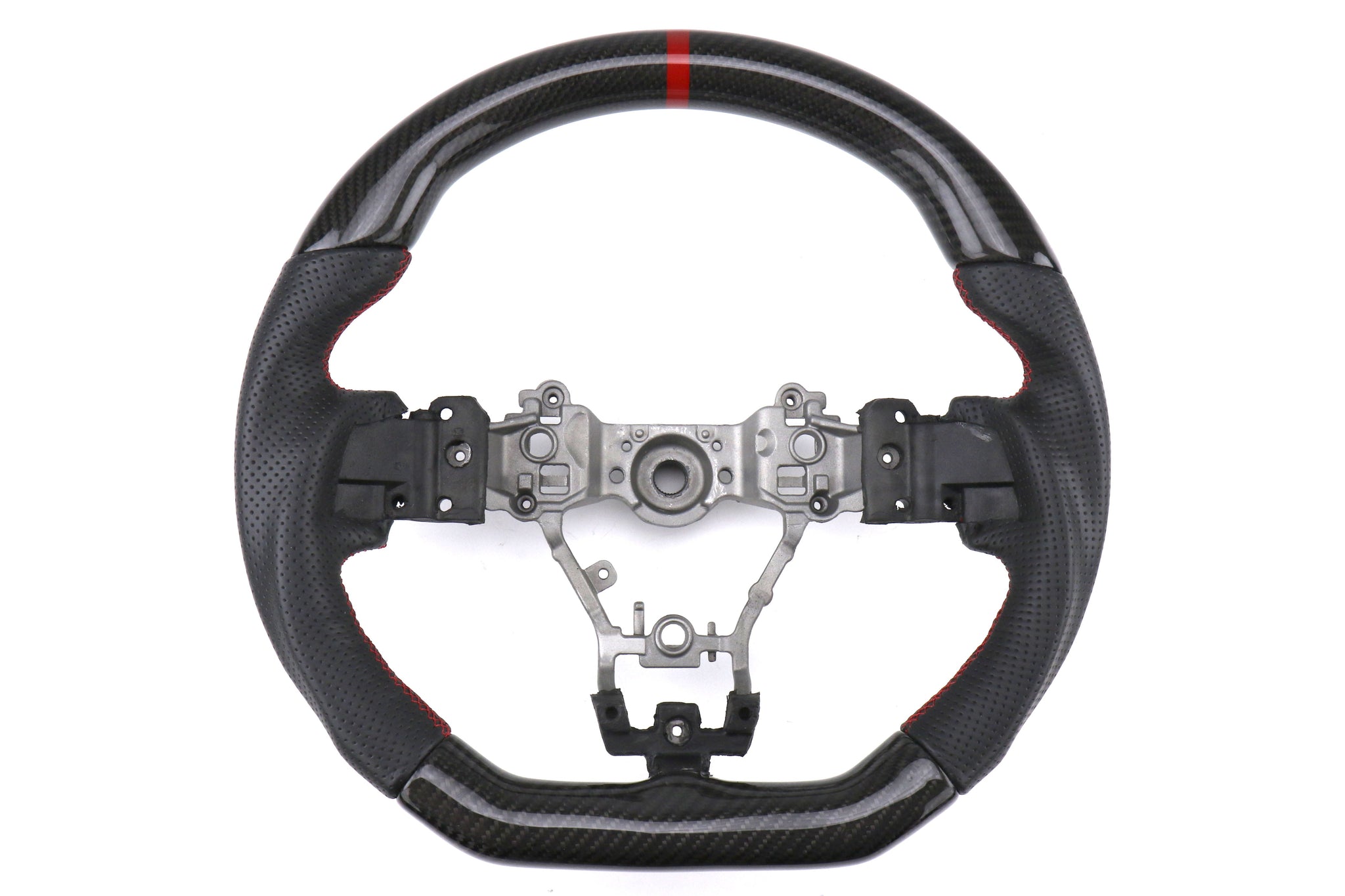 Olm Steering Wheel Subaru Wrx   Sti (15-20) [carbon Pro 12r] Leather 