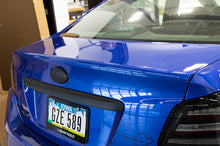 Load image into Gallery viewer, OLM Trunk Hole Delete Subaru WRX / WRX STI (15-21) [For OEM Short Spoiler] Multiple Finish Options - Crystal Black Silica Alternate Image