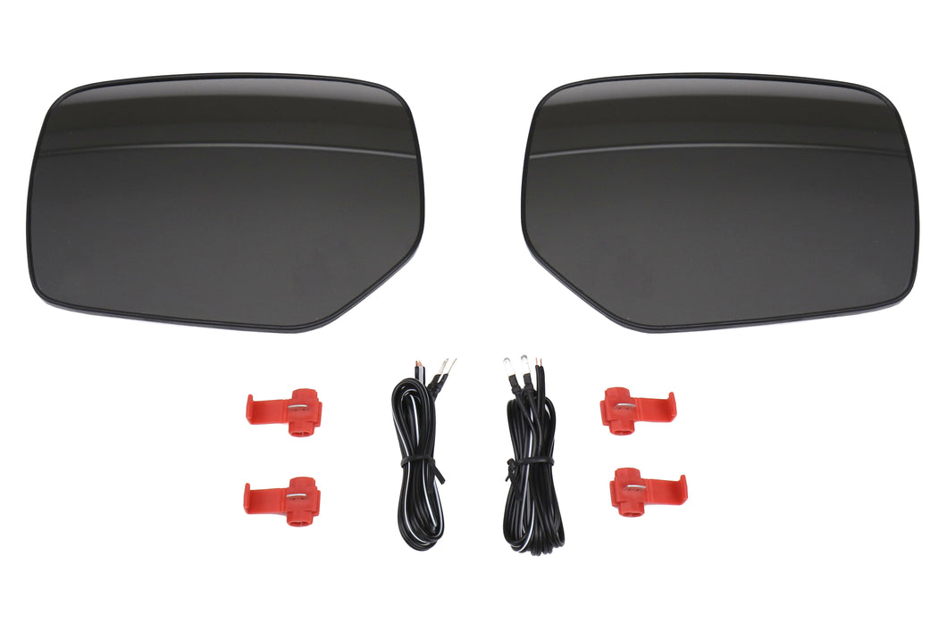 OLM Wide Angle Convex Mirrors Subaru WRX / WRX STI (15-20) [Clear] w/ Turn Signals