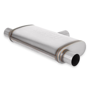 Flowmaster Muffler Flow FX (2.5" In / 2.5" Out Oval Body) Stainless Steel Transverse 72206