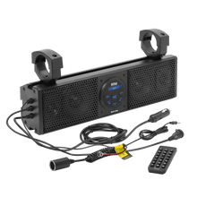 Load image into Gallery viewer, Boss Audio Systems ATV / UTV Bar Mount Soundbar - 4 Inch Speakers/ 1&quot; Tweeters/ Full Range/ IPX5 Weatherproof/ Bluetooth/ Built-in Amplifier/ USB Port - RGB and Non-RGB Alternate Image