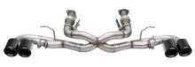 Load image into Gallery viewer, Corsa Exhaust Corvette C8 6.2L V8 Without Factory NPP (20-25) Catback with Polish or Carbon Fiber Finish - Carbon Fiber (Flat) / Yes / Black Alternate Image