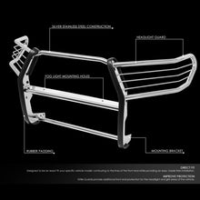 Load image into Gallery viewer, DNA Grille Guard for Toyota Tacoma (2004-2019) Full Front End Bumper with Black or Chrome Finish Alternate Image