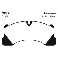 Load image into Gallery viewer, EBC Redstuff Ceramic Brake Pads Porsche Panamera 971 (2017-2021) Front or Rear Alternate Image