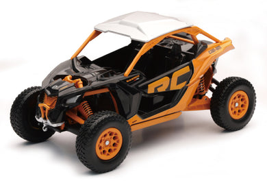 New-Ray Toys (1:12 Scale Diecast Model) Can-AM Maverick X3 X RC Turbo (Black/Orange) 58283