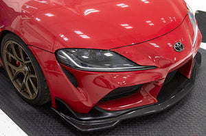 OLM Front Lip Toyota Supra (2020-2022) [V1 MT Style] Carbon Fiber