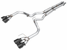 Load image into Gallery viewer, AWE Exhaust Ford Mustang 5.0L V8 Dark Horse S650 (2024) Catback w/ 5” Quad Tips - Track or SwitchPath - Track / Diamond Black Tips Alternate Image
