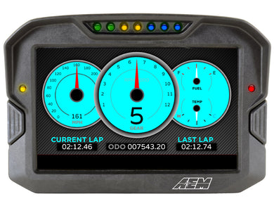 AEM 30-5700 CD-7 Carbon Digital Racing Dash Display - Non-Logging / Non-GPS