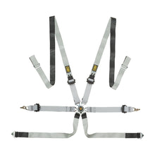 Load image into Gallery viewer, OMP One-D 2 Pull Up Safety Racing Harness [FIA 8853-2016] Black/White - Default Title Alternate Image