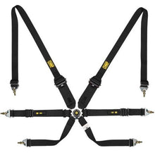 Load image into Gallery viewer, OMP One  3" + 2" Pull Down Racing Harness [FIA 8853-2016] Black or Red Alternate Image