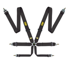 Load image into Gallery viewer, OMP First 3" / 3" + 2" Pull Up Racing Harness [FIA 8853-2016] Black or Red - 3" / Black Alternate Image