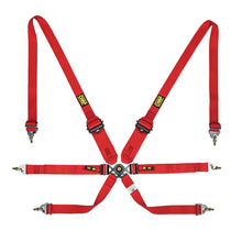 Load image into Gallery viewer, OMP One  3" + 2" Pull Down Racing Harness [FIA 8853-2016] Black or Red Alternate Image