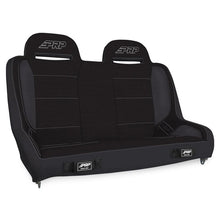 Load image into Gallery viewer, PRP Elite Series Rear Bench Jeep Wrangler JKU (2018) JLU (07-17) [47" Wide] Black Vinyl / Black / Grey - All Black Alternate Image