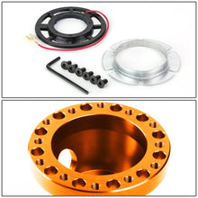 Load image into Gallery viewer, DNA 6-Hole Steering Wheel Hub Mitsubishi Lancer (1988-2004) Black / Blue / Gold / Red / Silver / Purple Alternate Image