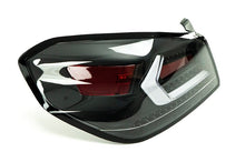 Load image into Gallery viewer, OLM LED Tail Lights for Subaru WRX / WRX STI (2015-2021) Evolution Series White Bar with Black Base &amp; Clear Lens OLMA.70032.1-B Alternate Image