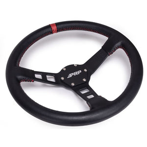 PRP Deep Dish Steering Wheel [6 Point Bolt Pattern] Leather or Suede