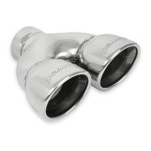 Load image into Gallery viewer, Flowmaster Exhaust Tip (2.5" Inlet /Dual 3.5" Rolled Angle Polished SS) Weld On - 15369 - Default Title Alternate Image