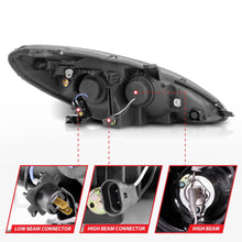 Load image into Gallery viewer, Anzo Projector Headlights Lexus ES300 (02-03) ES330 (2004) [w/ SMD LED Halo] Black Housing Alternate Image