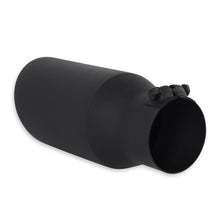 Load image into Gallery viewer, Flowmaster Exhaust Tip (3.5" Inlet / 5" Black Angle Cut / 12" Long) Clamp On - 15405B - Default Title Alternate Image