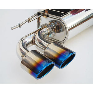 Invidia Q300 Exhaust VW Golf R MK7 (14-17) 76mm Catback w/ Oval Quad Polished or Titanium Blue Tips