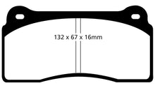 Load image into Gallery viewer, EBC Yellowstuff Brake Pads Tesla Model 3 AWD Performance (18-24) Series Street &amp; Track Brake Pad Set - Front or Rear - Front Alternate Image