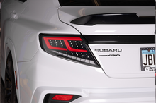 Load image into Gallery viewer, OLM Full LED Taillights for Subaru WRX (2022-2026) Spec-AR Red Bar with Black Base &amp; Clear Lens OLME.47002.1-CBRC Alternate Image