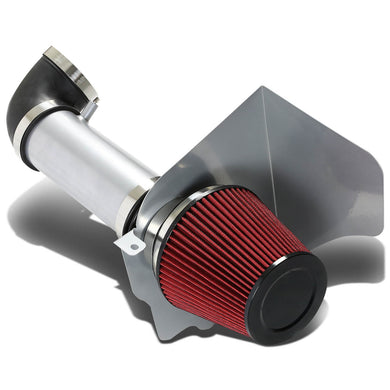 DNA Air Intake System Chrysler 300 (2005-2010) Dodge Challenger (2008-2010) Cold Air w/ Heat Shield + Cone Filter - Silver / Black