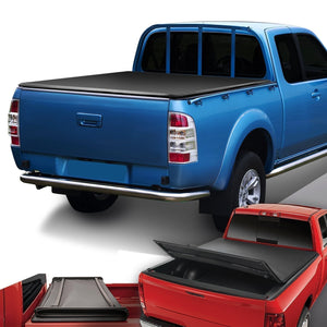 DNA Tonneau Cover Toyota Tundra (2000-2006) 6' Bed Soft Tri-Fold Adjustable - Black