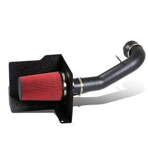 DNA Air Intake System Chevy Silverado/GMC Sierra GMT900 (2007-2008) Cold Air w/ Heat Shield + Cone Filter - Silver / Black