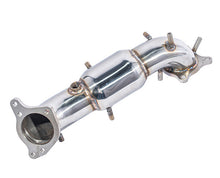 Load image into Gallery viewer, EOS catted downpipe with 400-cell GESI catalytic converter for Honda Accord Civic and Acura Integra 1.5T Alternate Image