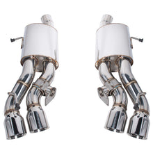 Load image into Gallery viewer, EOS valved axle-back exhaust with quad tips for 2016-2019 Cadillac CTS-V V3 Alternate Image