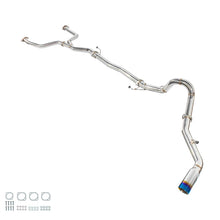 Load image into Gallery viewer, EOS three-inch catback exhaust for 2022-2026 Toyota Tundra XK70 with dual burnt tips Alternate Image