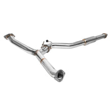Load image into Gallery viewer, EOS T304 stainless steel resonated mid pipe for 2022-2026 Subaru WRX VB Alternate Image