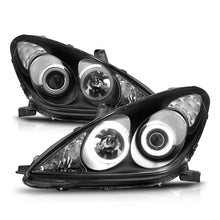 Load image into Gallery viewer, Anzo Projector Headlights Lexus ES300 (02-03) ES330 (2004) [w/ SMD LED Halo] Black Housing Alternate Image