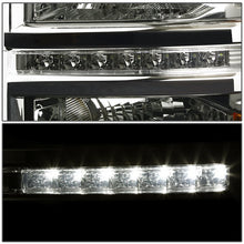 Load image into Gallery viewer, DNA Projector Headlights for Chevy Silverado 1500 (2014-2015) Chrome or Black Housing with Clear Lens Alternate Image