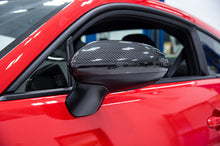 Load image into Gallery viewer, OLM Upper Mirror Covers Subaru BRZ / Toyota GR86 (2022-2023) Carbon Fiber Alternate Image