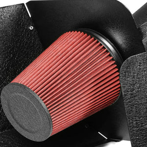 DNA Air Intake System Chevy Silverado / GMC Sierra (2009-2014) [w/ Heat Shield + Cone Filter] Black / Silver