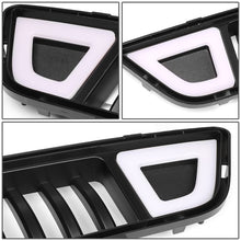 Load image into Gallery viewer, DNA Bumper Grille for Ford Mustang S550 (2015-2020) Front Lower with LED DRL - Honeycomb Mesh or Vertical Fence Style Alternate Image