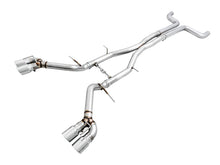 Load image into Gallery viewer, AWE Exhaust Chevy Camaro SS / LT1 / ZL1 6.2L (16-23) Track or Touring Catback w/ 4.5" Tips - Track / Non Resonated / Chrome Silver Tips Alternate Image