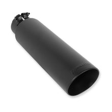 Load image into Gallery viewer, Flowmaster Exhaust Tip (2.5&quot; Inlet / 3.50&quot; diameter Black Angle Cut) Clamp On - Black of Polished Alternate Image