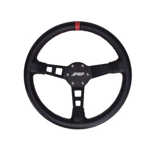 PRP Deep Dish Steering Wheel [6 Point Bolt Pattern] Leather or Suede