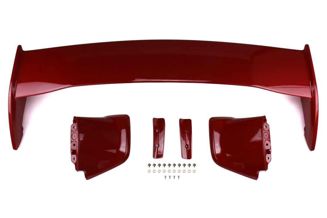 OLM Rear Spoiler Subaru WRX / WRX STI (15-20) [S Style] Lightning Red