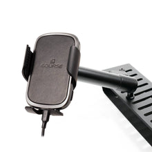 Load image into Gallery viewer, Course Motorsports Phone Mount for Ford F150 (15-20) F250/F350/F450/F550 (17-22) Expedition (8-21) Cradle / Magnetic / Magsafe Charging - Single / Cradle Head - Charging Auto Closing (Black) Alternate Image