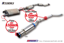 Load image into Gallery viewer, Tomei Exhaust Toyota Mark II 2.5L 1JZ (1996-2000) Expreme Ti Titanium Catback - Default Title Alternate Image