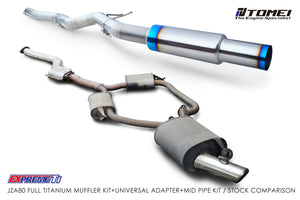 Tomei Exhaust Toyota Supra 2JZ MK4 (1993.5-1998) Expreme Ti Titanium Catback