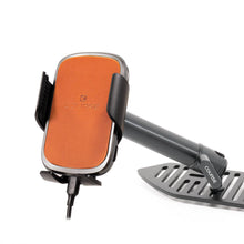Load image into Gallery viewer, Course Motorsports Phone Mount for Jeep Wrangler JL &amp; Gladiator JT (2018-2023) - Cradle / Magnetic / Magsafe Wireless Charging - Single / Cradle Head - Charging Auto Closing (Tan) Alternate Image